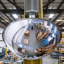 800mm Diameter PMMA Half-Sphere Convex Safety Dome Mirror