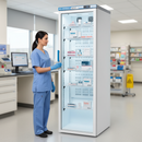 Professional 440 Litre Pharmacy Refrigerator with Digital Lock and Touch Screen Controller for Safe Medicine Storage