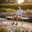 Premium Backless Bench 1.8m with Ergonomic Design for Public Spaces - Durable and Weather-Resistant