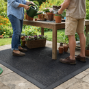 Anti-Fatigue Matting – Black – Adaptable Interlocking – Industrial Use