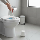 Premium White Toilet Brush and Holder Set for Efficient Bathroom Cleaning - High-Quality Professional Grade for Industrial and Commercial Applications