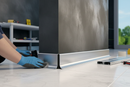 Premium Anodised Aluminium Skirting Board 59mm x 2500mm - Waterproof, Scratch-Resistant, Easy Installation