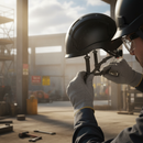 High-Performance Vented Safety Helmet with Ratchet Adjustment