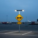 Professional Double-Sided Road Sign Light for 76mm Posts - High-Performance LED Illumination for Signs Up to 900mm Tall