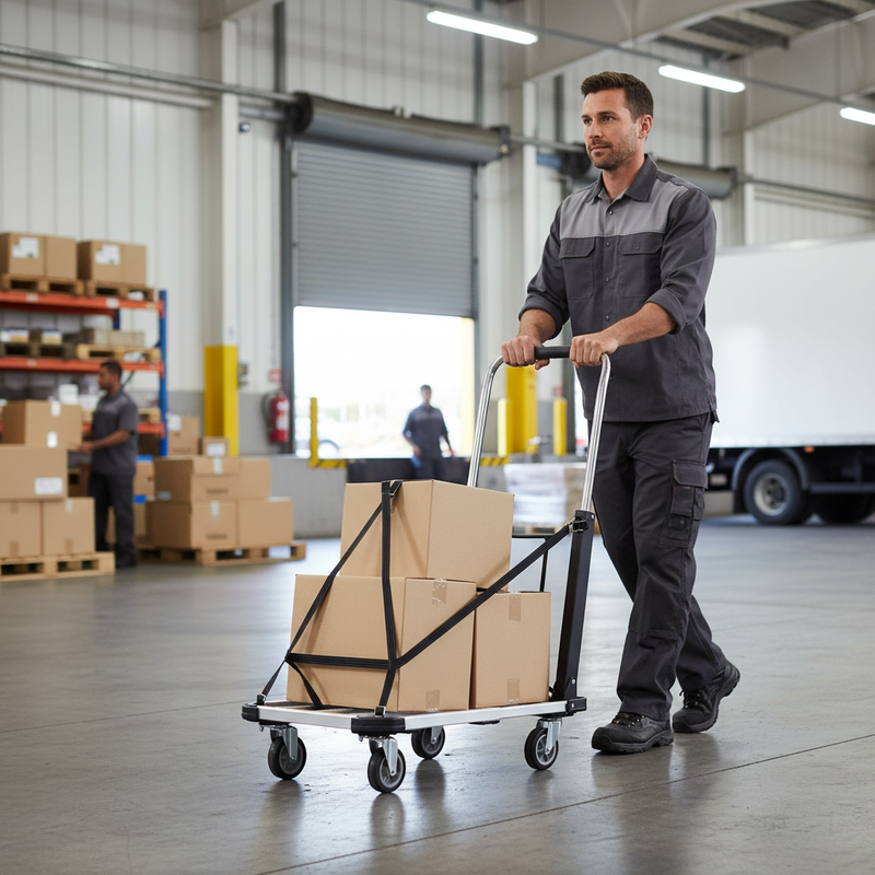 Heavy Duty Extendable Folding Trolley - 100kg Capacity