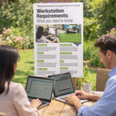 Display Screen Equipment Poster – 400mm x 600mm – Rigid Plastic – Indoor/Outdoor Use