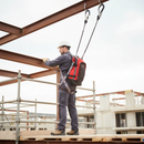 Premium Twin Tail Fall Arrest Kit with 2-Point Harness and Rucksack for Safety on Ladders and Rooftops