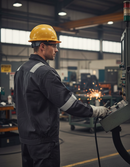 Premium Fire Retardant Anti-Static ARC Flash Jacket with Triple Stitch Construction and Multiple Pockets for Enhanced Safety