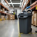 Premium 70 Litre Open Top Recycling Bin for General Waste Disposal with Eco-Friendly Design