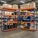 Heavy Duty Industrial Shelving - 1677mm High - 400kg Capacity - Steel Construction