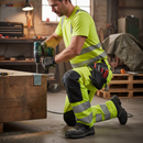 Premium Hi-Visibility Ventilated Trousers with Reinforced Knee Pockets for Enhanced Durability and Protection Against Dirt and Splashes