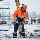 Premium Hi-Vis Winter Jacket with Waterproof Fabric and Reflectors for Cold Weather Protection