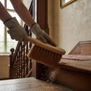 Professional 280mm Soft Banister Hand Brush with Natural Coco Fibre Bristles for Domestic and Industrial Use