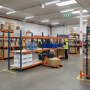 3x Heavy Duty Longspan Shelving - 3000mm High - Blue & Orange