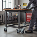 125mm Heavy Duty Braked Swivel Bolt Hole Castor with Anti-Static Tyre