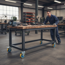 100mm Heavy Duty Swivel Plate Castor with Polyurethane Tyre