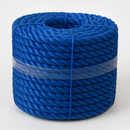 10mm Blue Polypropylene Drawcord Rope – 3-Strand Twisted, 220m Coil, Strong & Rot-Proof for Marine, DIY, Building, Agriculture, Tarpaulins & More