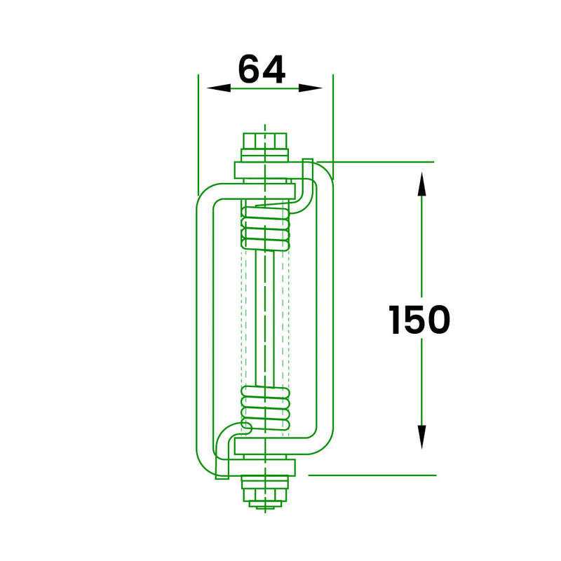 Gate Spring Hinge Set – Self-Closing Mechanism for Safety Gates