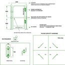 Full-Height Self-Closing Safety Gate – Industrial Access Control