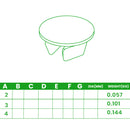 Galvanised End Cap – Plug Stop End for 33.7mm to 48.3mm Tube