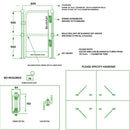 Full-Height Self-Closing Safety Gate – Industrial Access Control