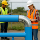 DDA Handrail Elbow – Expanding 90° Connector for Accessible Rail Systems (42.4mm Dia)