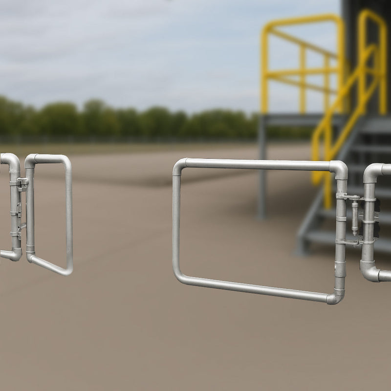 Steel Self-Closing Safety Gate – Adjustable Width, Heavy-Duty Design