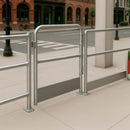 Full-Height Self-Closing Safety Gate – Industrial Access Control