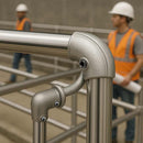 DDA Handrail Elbow – 90° Expanding Corner, 42.4mm