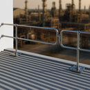 Half-Height Self-Closing Safety Gate – Spring-Loaded, Industrial Use