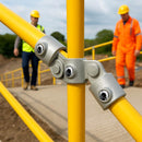 Double Swivel Clamp – Flexible Joint Fitting, 26.9mm to 48.3mm Tube