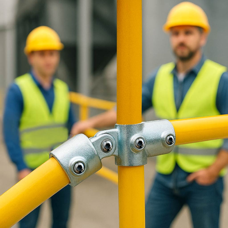 Swivel Tee Extender – 48.3mm Tube Brace Connector, Regular or Male