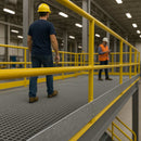 Galvanised Steel Kick Plate – Toe/Finger Plate for Handrail Base, 3m & 6m