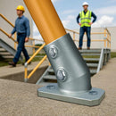 Slope Base Flange – Angle Base for 30°–45° Uprights, 33.7mm to 48.3mm Tube