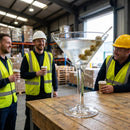 Super Martini Glasses – 1.3Ltr/45.75oz – Durable Glass, Dishwasher Safe – Entertaining & Parties