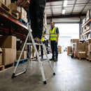 Folding Step Stool – 2 Tread – Durable Plastic | 150kg Load Capacity | Commercial – Indoor