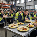Steelite Slimline Plates – 230mm Yellow – Durable Stoneware | 6mm Thickness | Commercial – Indoor