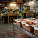 Hot Box Bases – 320 Pack – Cardboard | 300gsm | Food Safe | Commercial – Catering & Takeaway