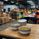 Stackable Bowls – 102mm Dia – Durable Plastic | 170ml | 36 Pack – Indoor/Outdoor