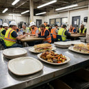 Oblong Plates – 350x185mm – Stonecast Opal | Durable Stoneware | Commercial Use – Indoor