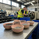Round Steel Trays – 140mm – Durable Steel | 1.5mm Thickness | Commercial Grade – Indoor/Outdoor