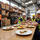 Wide Rimmed Plates – 202mm – White Porcelain | 5mm Thickness | Commercial Grade – Indoor/Outdoor