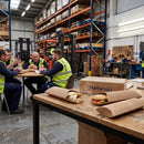 Large Hot Wraps – 200 Pack – Paper | 300gsm | Food Safe | Commercial – Catering & Takeaway