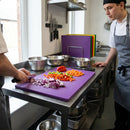 Low Density Chopping Board – 450x300x10mm Purple – Polyethylene – Allergenic Food Prep