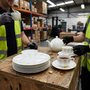 Tea Saucers – 150mm – Porcelain | 12 Pack | Commercial Grade – Indoor/Outdoor