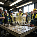 Champagne Flutes – 210ml – Classic One-Piece, Strong Glass – Celebrations & Events