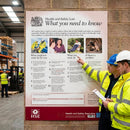 Health & Safety Law Poster – A2 – Durable Paper | 200gsm | Legal Compliance – Indoor