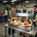 Electric Food Warmer with Gantry – Accommodates 3 Full-Size GN Pans – Stainless Steel – Commercial Kitchen & Buffet