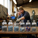Glass Storage Jar – 1 Litre – Durable Glass | 6 Pack – Domestic Use