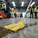 Kentucky Mop Head – Yellow – 450g Polyester Yarn – Commercial Cleaning
